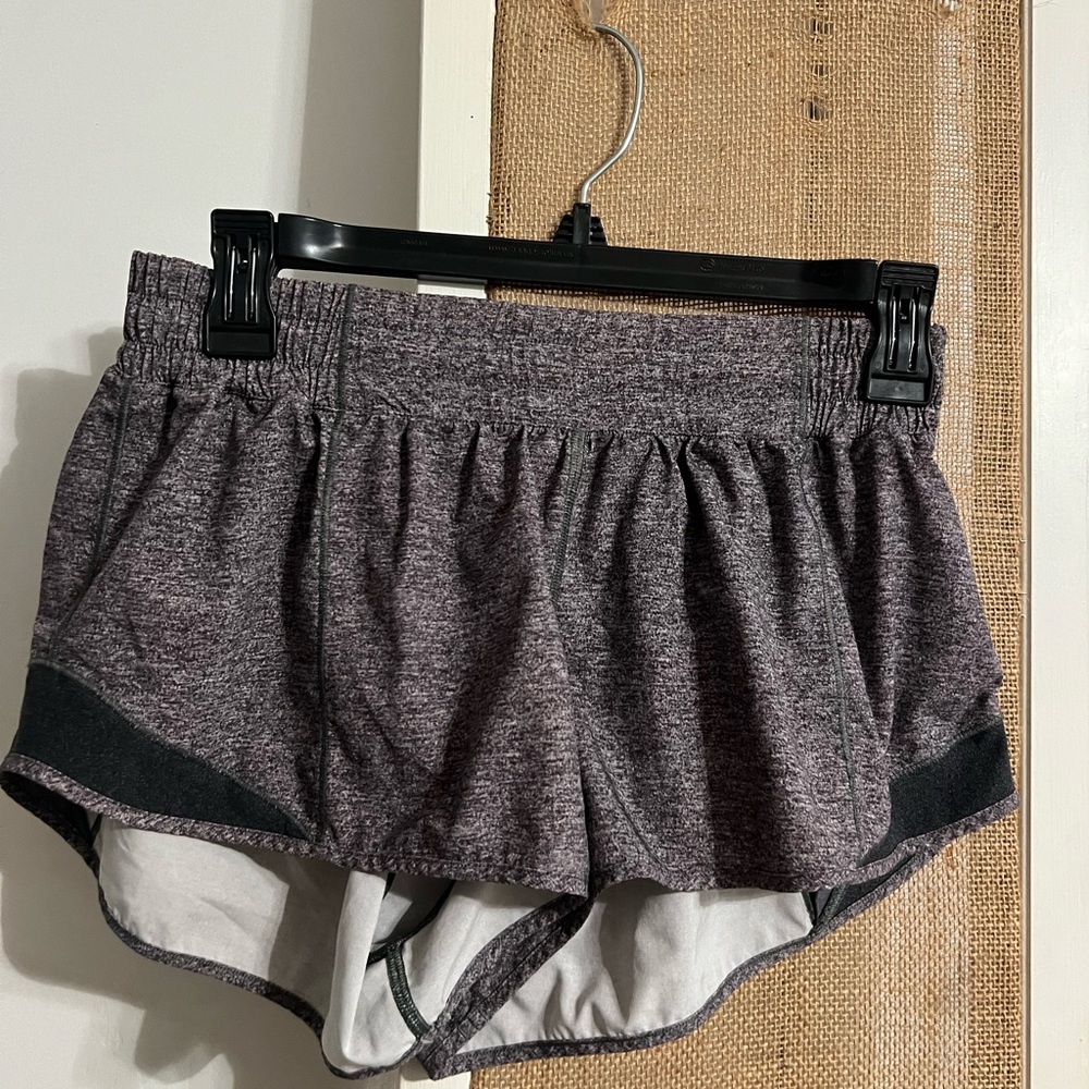 Lululemon shorts low rise , hottie hots